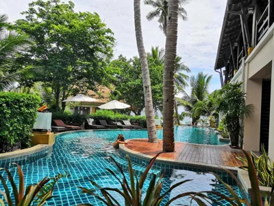 Beach side Pool Access — Seashell Resort Koh Tao-SHA Plus